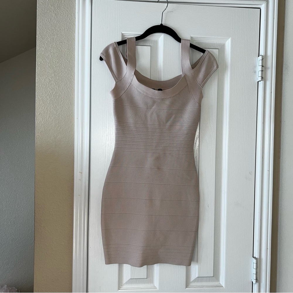 Guess Beige Mini Dress